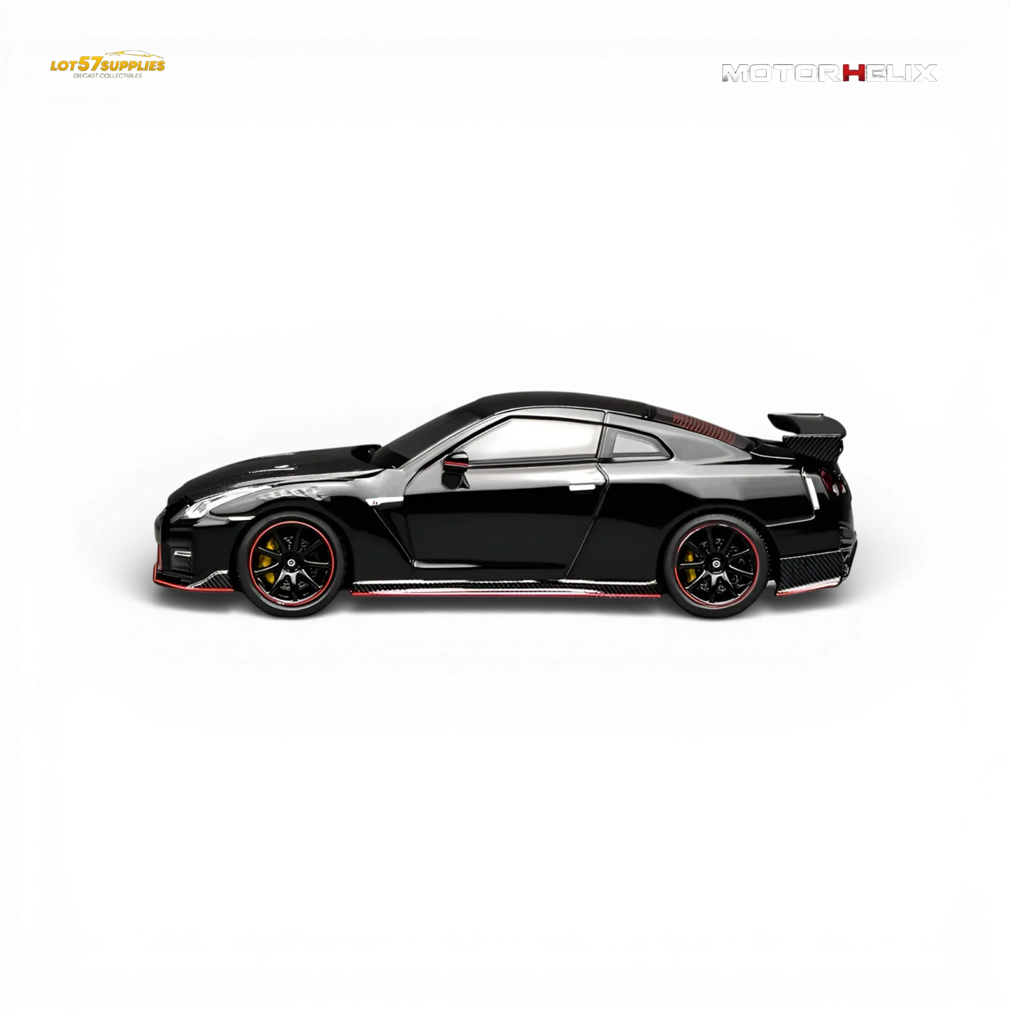 Officially Licensed Nissan GT-R NISMO 1:64 Diecast Model Meteor Black - ToylandEU