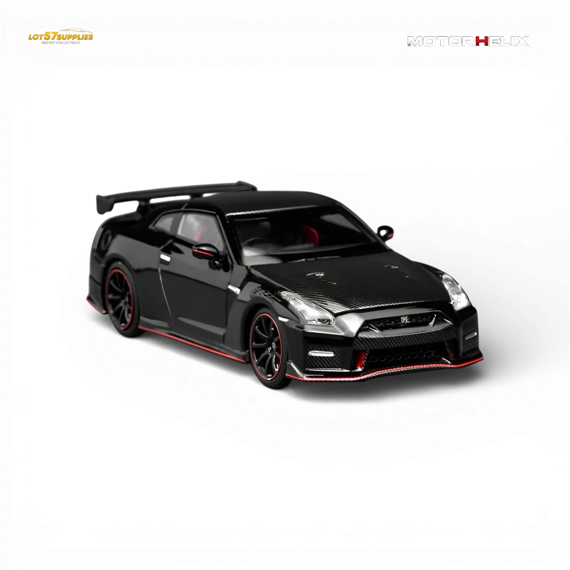 Officially Licensed Nissan GT-R NISMO 1:64 Diecast Model Meteor Black - ToylandEU