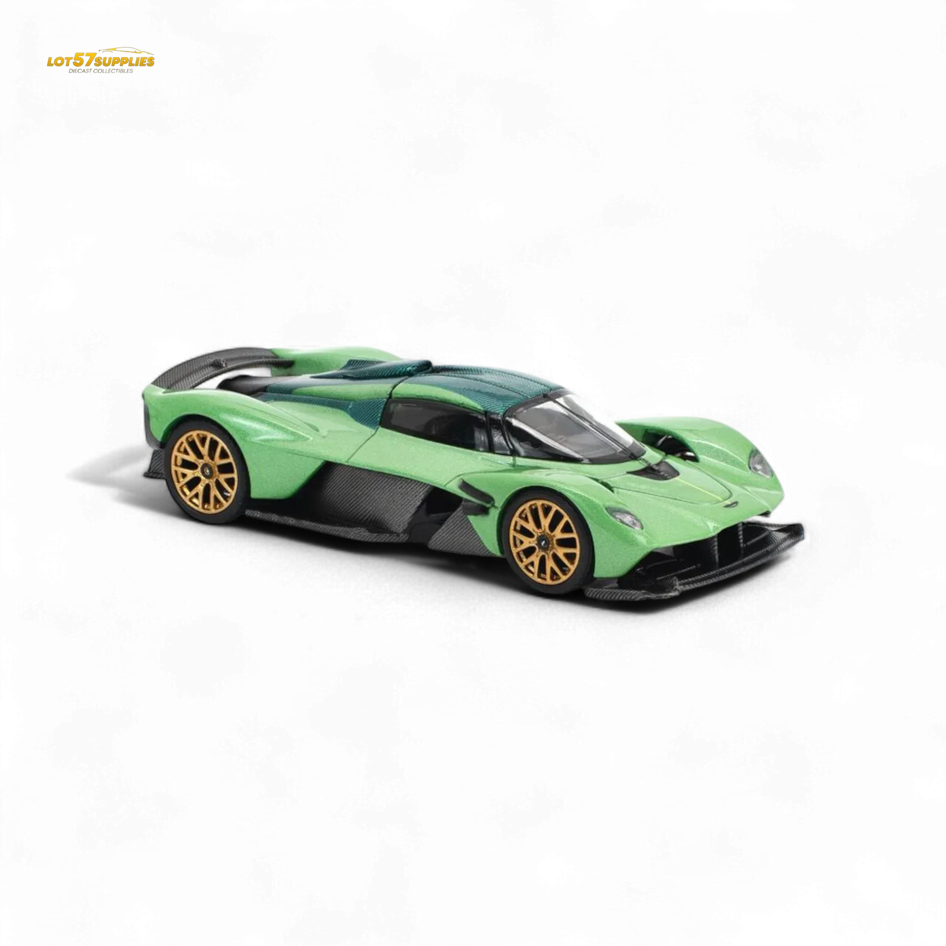(Pre-Order) poprace ASTON MARTIN VALKYRIE - IRIDESCENT EMERALD 1/64 - ToylandEU