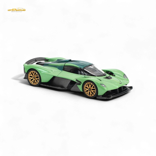 (Pre-Order) poprace ASTON MARTIN VALKYRIE - IRIDESCENT EMERALD 1/64 - ToylandEU
