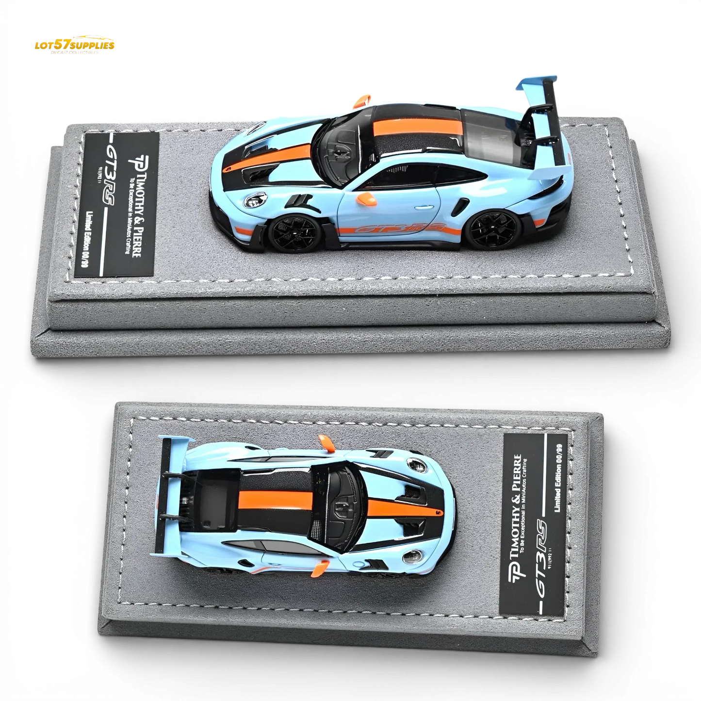 Porsche 911 GT3 RS Gulf Limited Edition Resin Model - ToylandEU