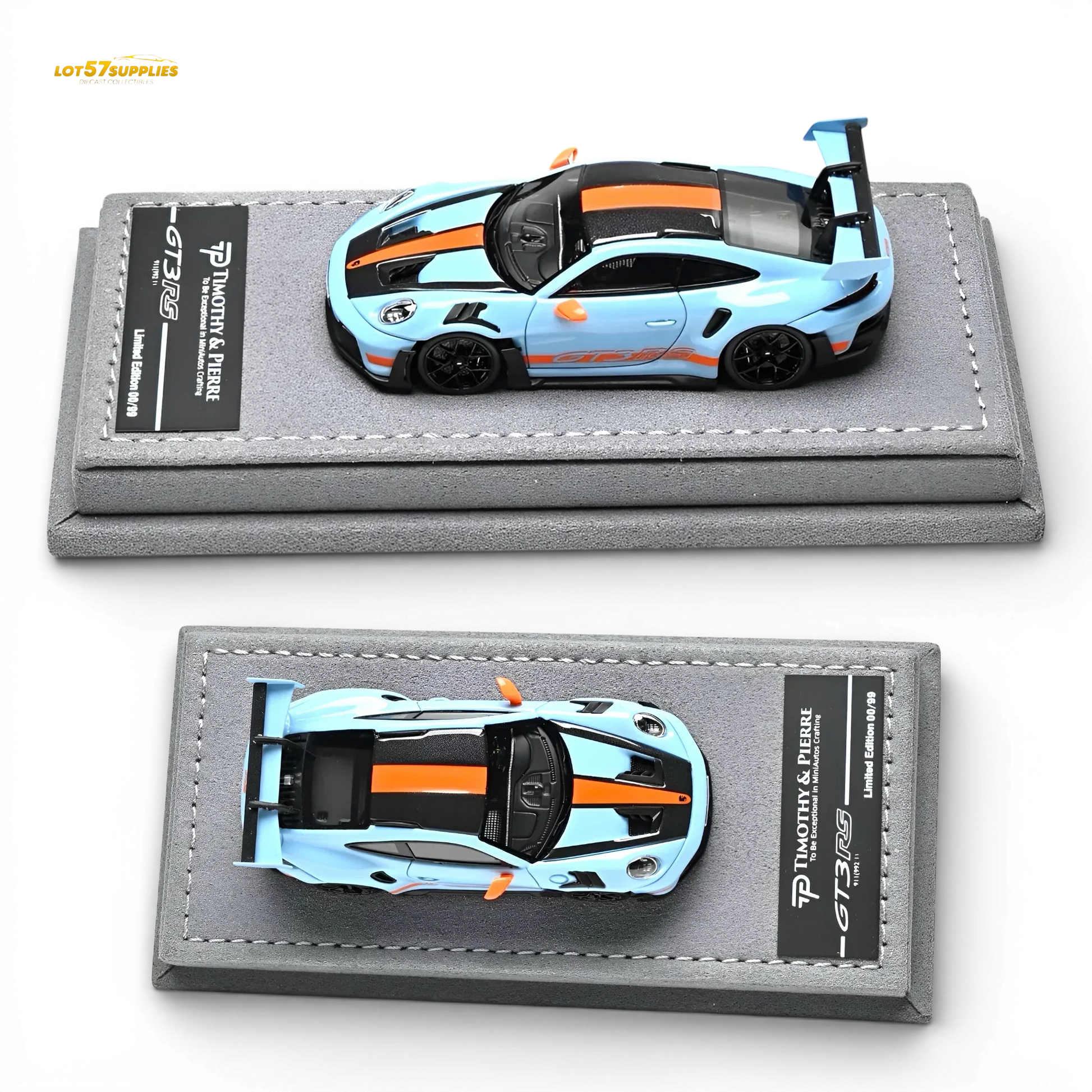 Porsche 911 GT3 RS Gulf Limited Edition Resin Model - ToylandEU