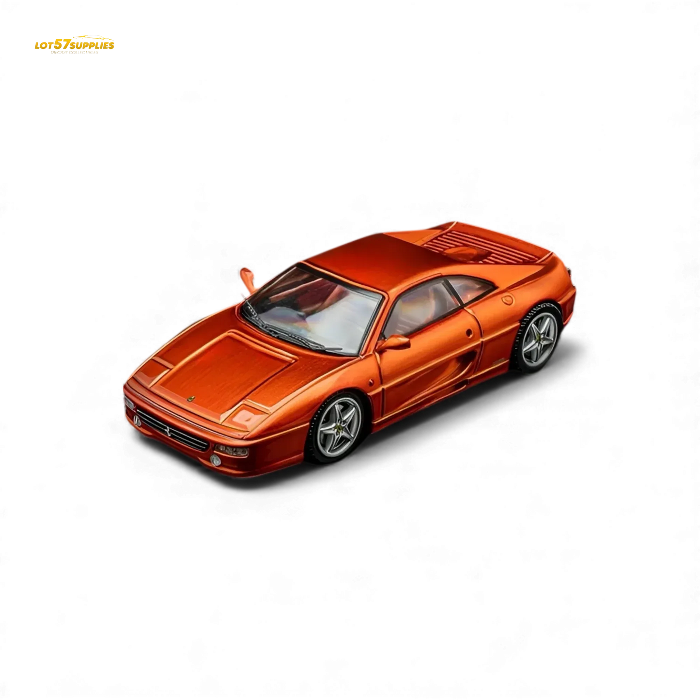Ferrari F355 Diecast Challenge Metallic Orange Scale 1 To 64 - ToylandEU