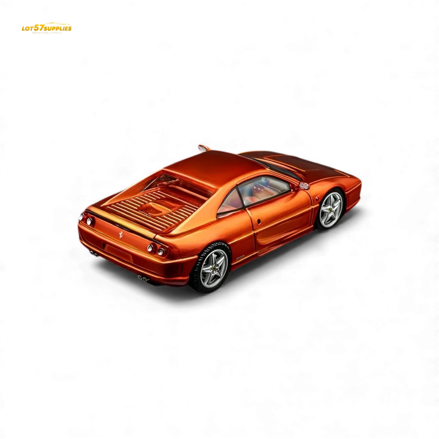 Ferrari F355 Diecast Challenge Metallic Orange Scale 1 To 64 - ToylandEU