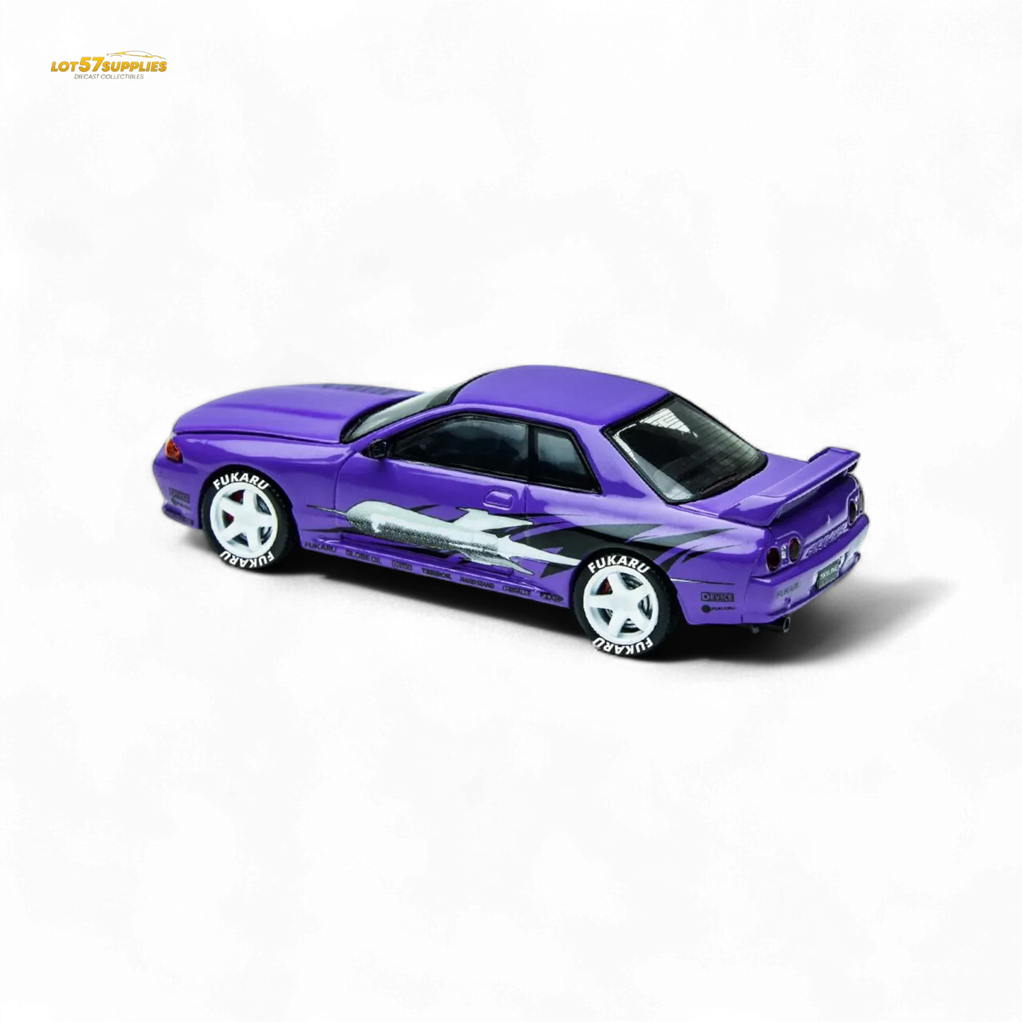 (Pre-Order) TimeMicro Skyline GT-R R32 Los Santos Drift - Purple 1/64 - ToylandEU