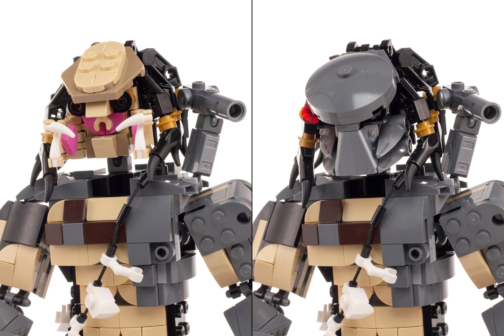 Predator LEGO MOC Figure With Poseable Limbs And Helmet Swap - ToylandEU