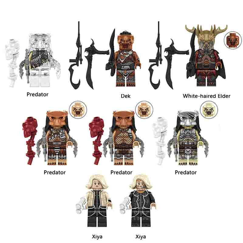 Predator Minifigures | Set of 8 | Toylandeu™