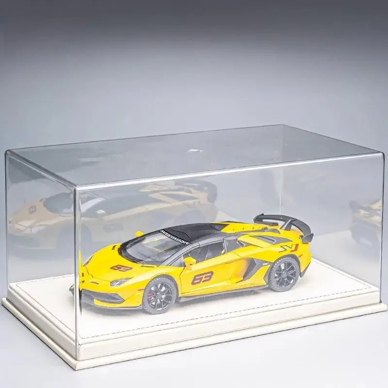 Premium 1:24 Scale Car Display Case With Transparent PVC Dust Cover For Boys - ToylandEU