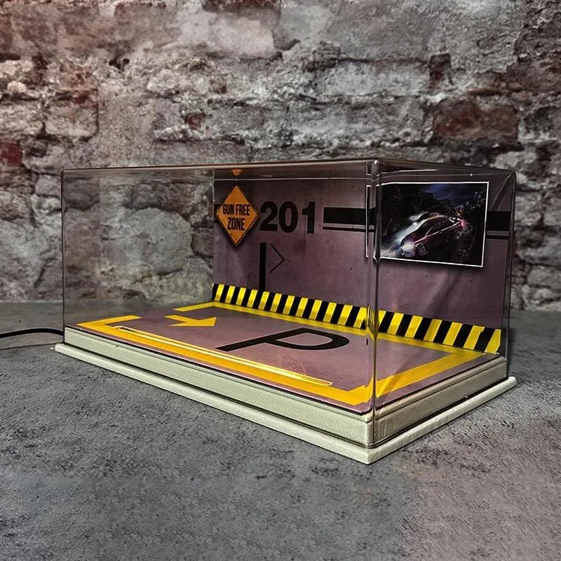 Premium 1:24 Scale Car Display Case With Transparent PVC Dust Cover For Boys - ToylandEU