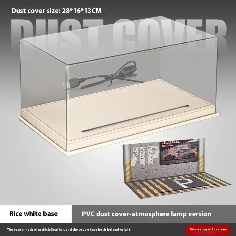Premium 1:24 Scale Car Display Case With Transparent PVC Dust Cover For Boys - ToylandEU