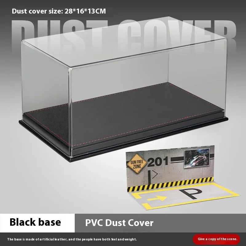 Premium 1:24 Scale Car Display Case With Transparent PVC Dust Cover For Boys - ToylandEU