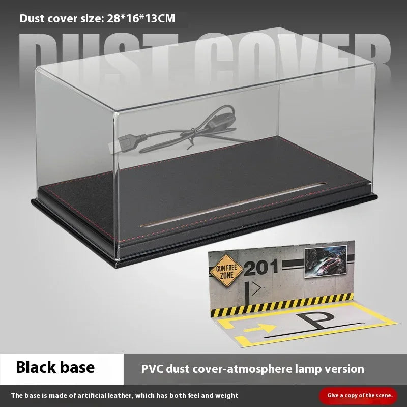 Premium 1:24 Scale Car Display Case With Transparent PVC Dust Cover For Boys - ToylandEU