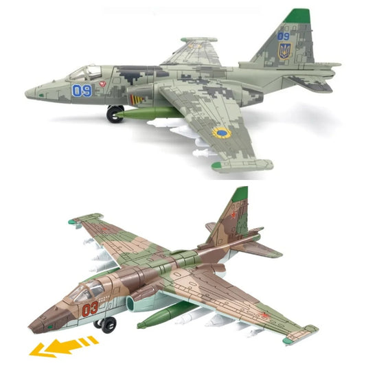 Premium 1 To 72 Scale SU 25 Frogfoot Military Aircraft Model Building Blocks Compatible With Lego For Boys Xmas Gifts - ToylandEU