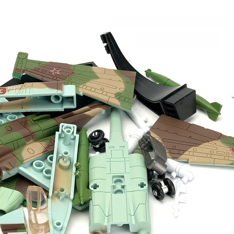 Premium 1 To 72 Scale SU 25 Frogfoot Military Aircraft Model Building Blocks Compatible With Lego For Boys Xmas Gifts - ToylandEU