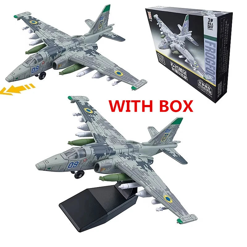 Premium 1 To 72 Scale SU 25 Frogfoot Military Aircraft Model Building Blocks Compatible With Lego For Boys Xmas Gifts - ToylandEU