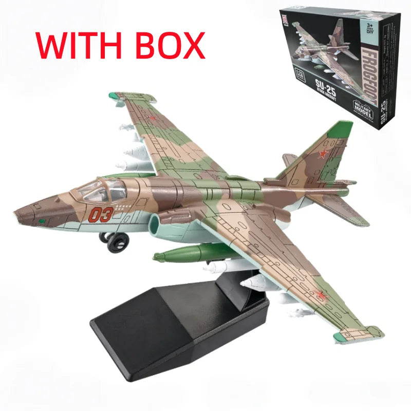 Premium 1 To 72 Scale SU 25 Frogfoot Military Aircraft Model Building Blocks Compatible With Lego For Boys Xmas Gifts - ToylandEU
