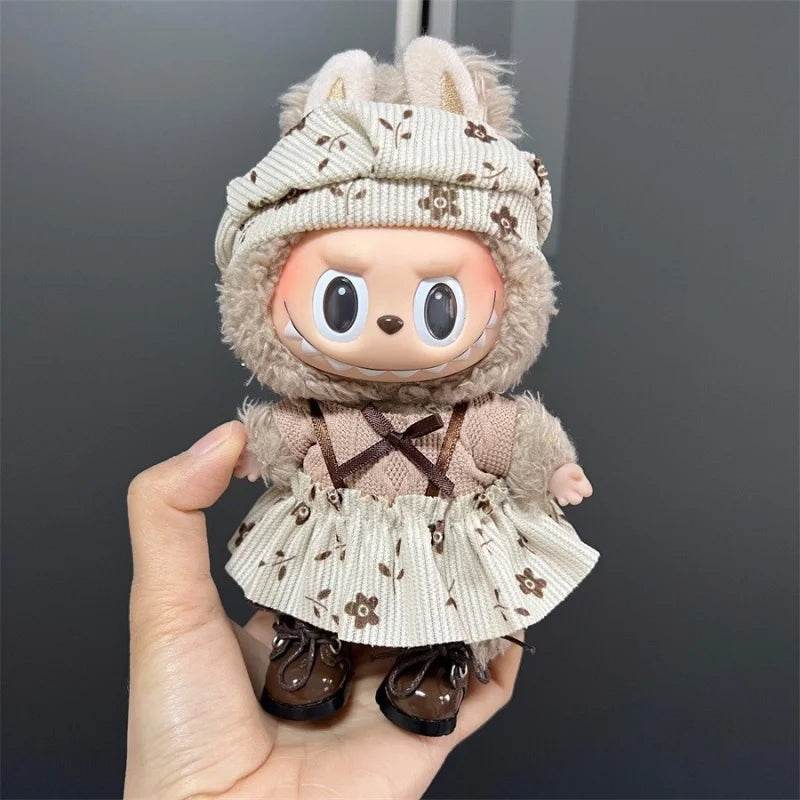 Premium 17cm Doll Clothes Cute Fashionable For Labubu V1 V2 - ToylandEU