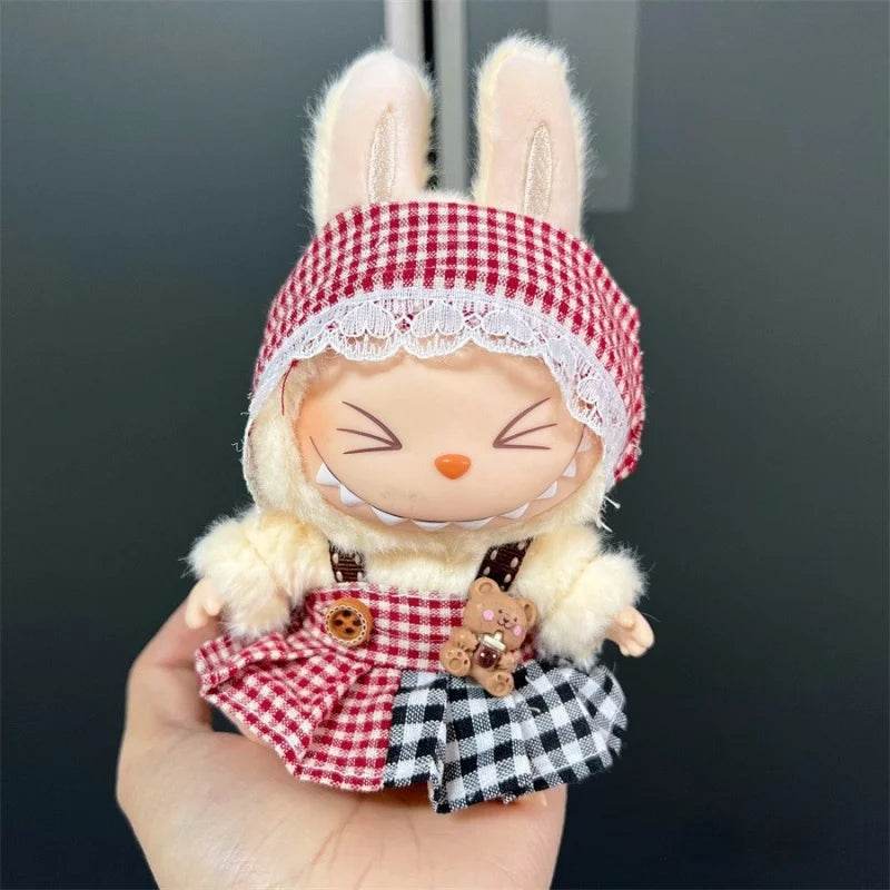 Premium 17cm Doll Clothes Cute Fashionable For Labubu V1 V2 - ToylandEU