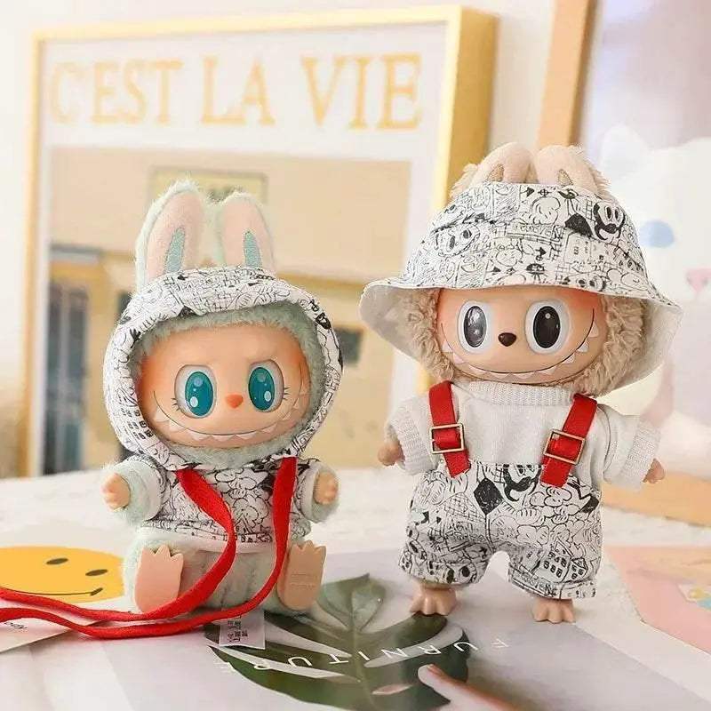 Premium 17cm Doll Clothes Set Retro Graffiti For Collectors - ToylandEU