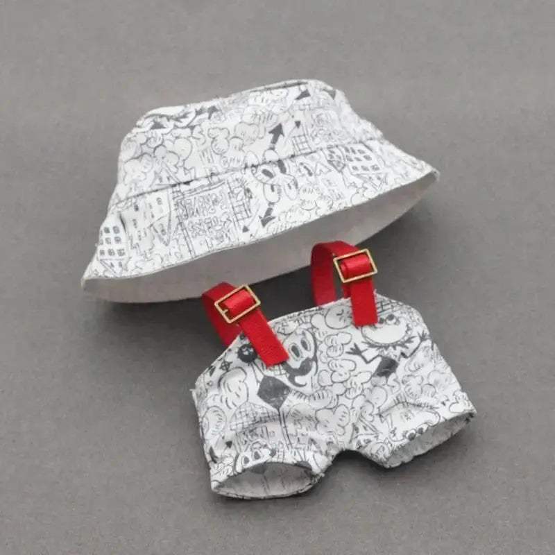 Premium 17cm Doll Clothes Set Retro Graffiti For Collectors - ToylandEU