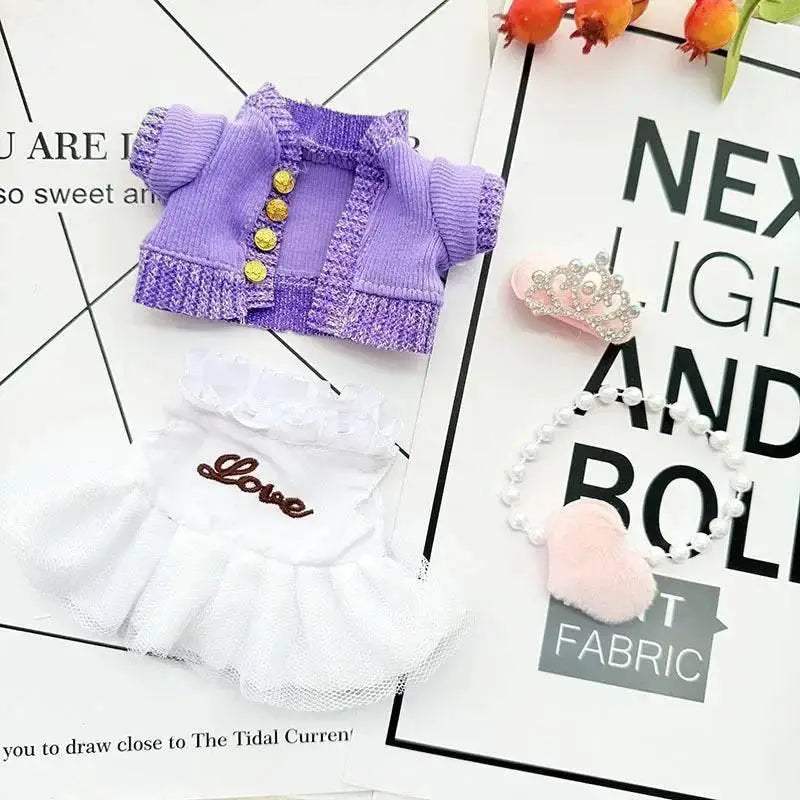 Premium 17cm Doll Outfit Macaron Cute Diy For Teens - ToylandEU