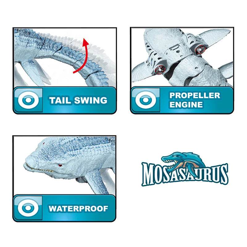 Premium 2 4G RC Dinosaur Toy With Swimming Feature For Kids - ToylandEU