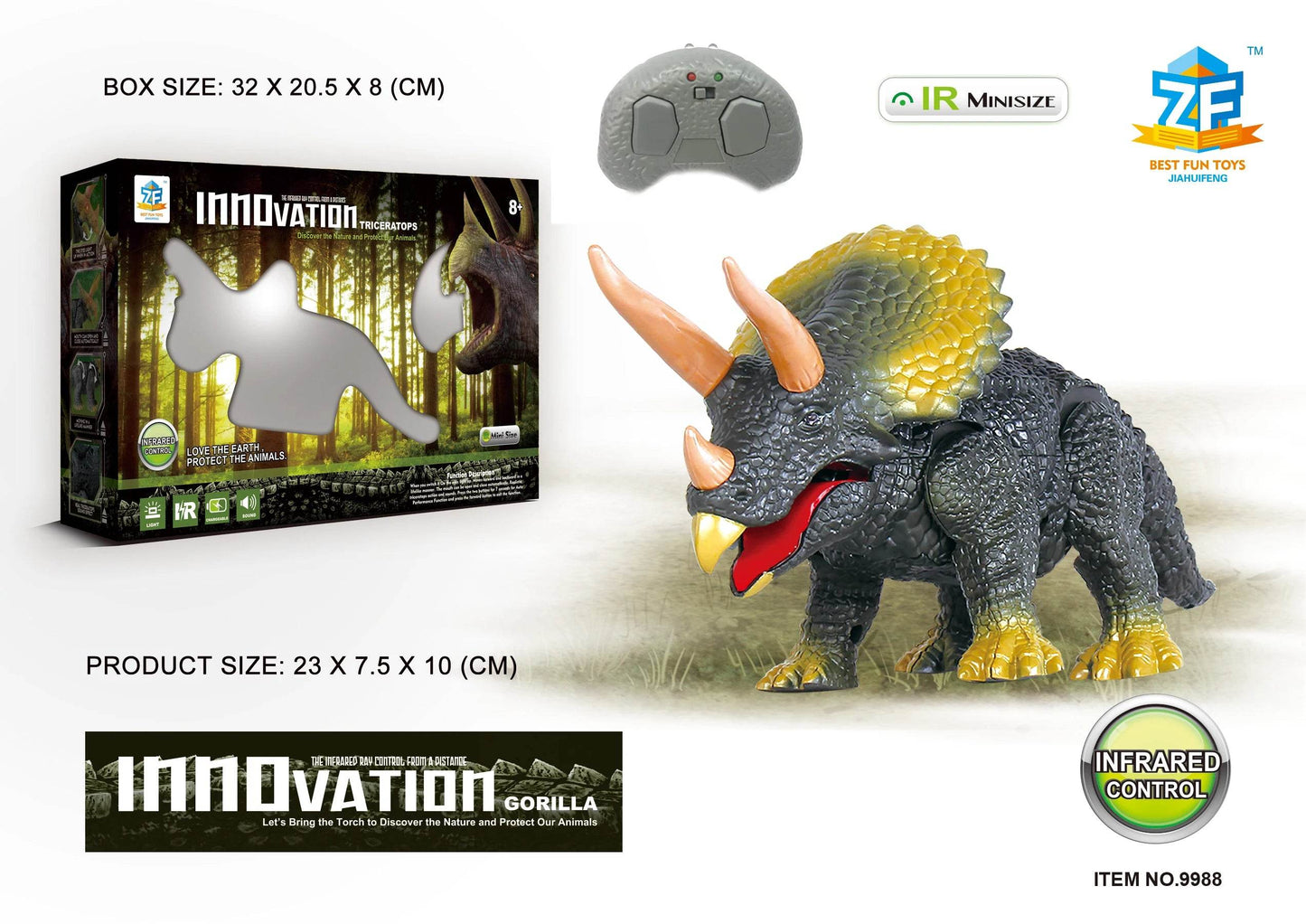 Premium 2 4G RC Dinosaur Toy With Swimming Feature For Kids - ToylandEU