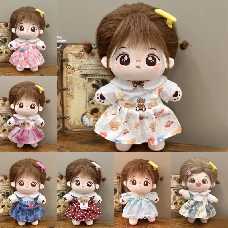 Premium 20cm Soft Plush Doll Clothes and Accessories Set - ToylandEU