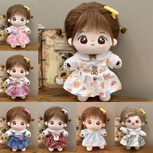 Premium 20cm Soft Plush Doll Clothes and Accessories Set - ToylandEU