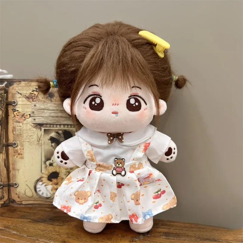 Premium 20cm Soft Plush Doll Clothes and Accessories Set - ToylandEU