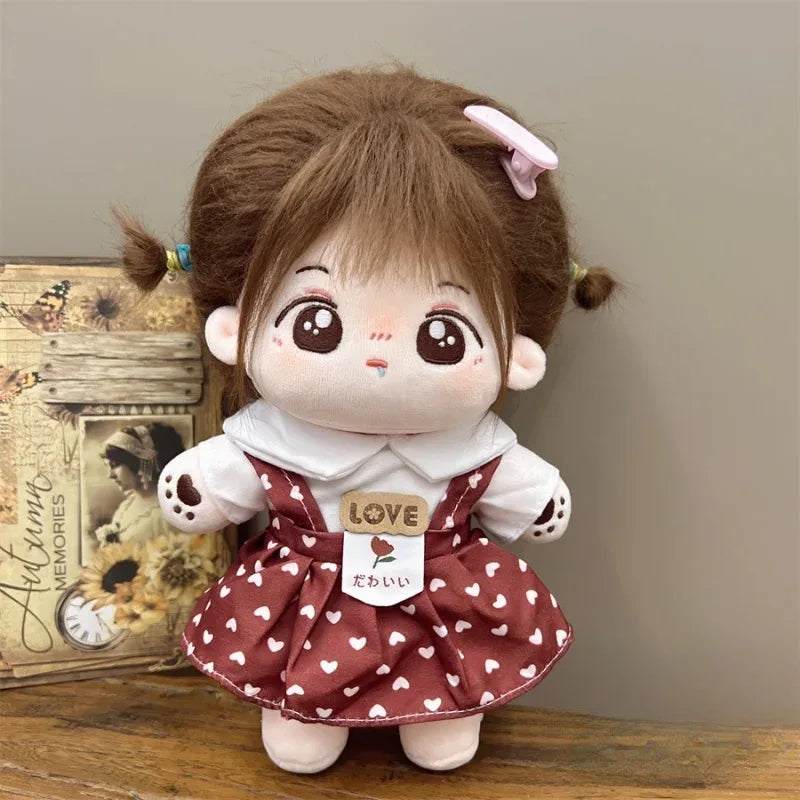 Premium 20cm Soft Plush Doll Clothes and Accessories Set - ToylandEU