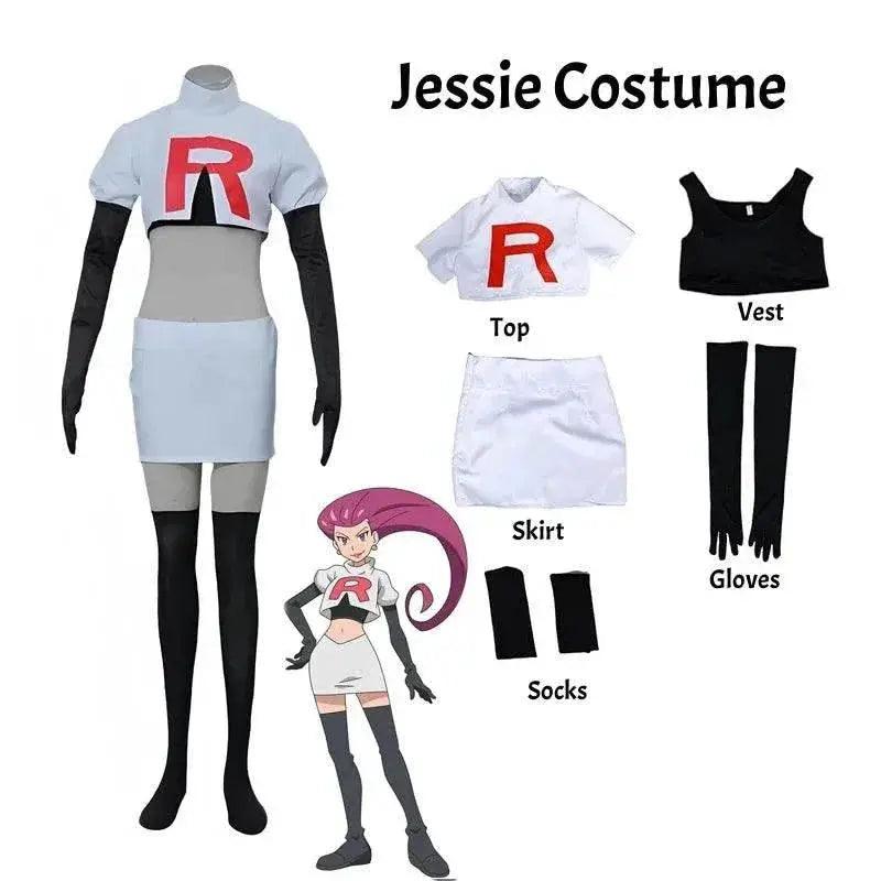  Premium 2pc Team Rocket Cosplay Costume Set Toyland EU -  ToylandEU™