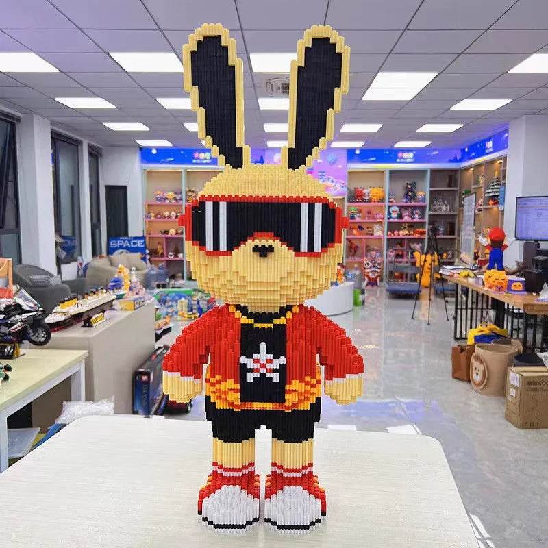 Premium 3D Building Blocks Candy Rabbit Theme Adults - ToylandEU