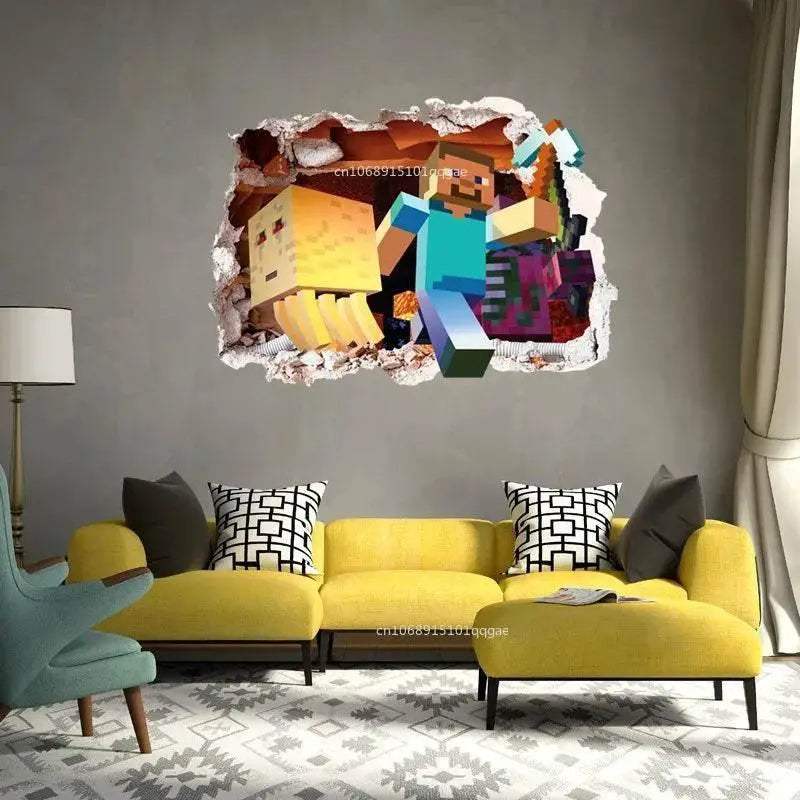  Premium 3D Cartoon Games Wall Stickers Toyland EU -  ToylandEU™