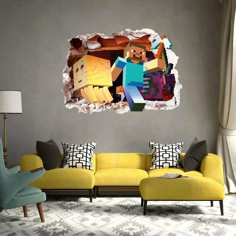  Premium 3D Cartoon Games Wall Stickers Toyland EU -  ToylandEU™