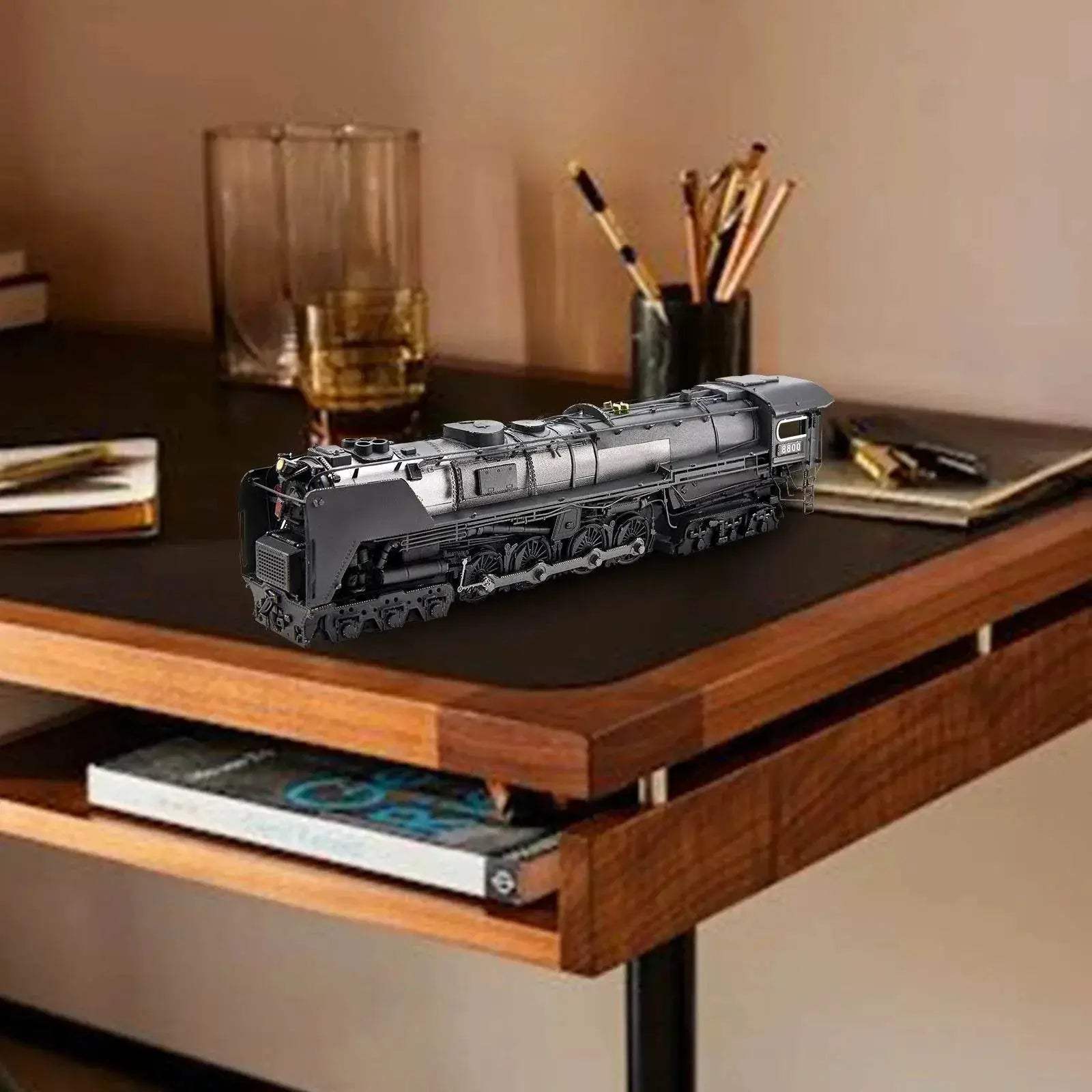 Premium 3D Metal Puzzle Kit with Detailed Locomotive Design for Hobbyists and Collectors - ToylandEU