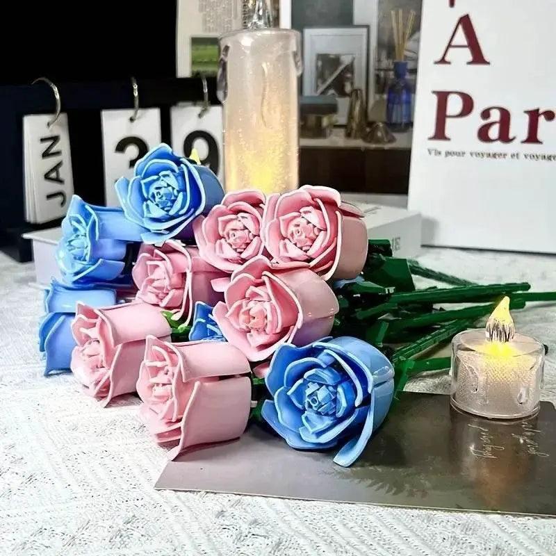  Premium 3D Rose Building Blocks Set Toyland EU -  ToylandEU™