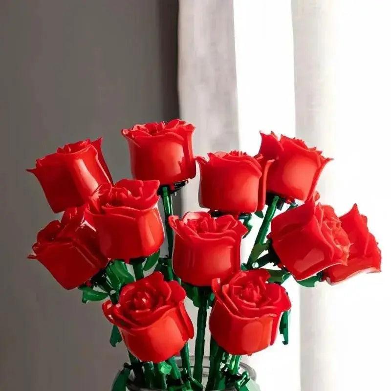  Premium 3D Rose Building Blocks Set Toyland EU -  ToylandEU™
