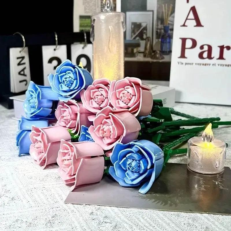  Premium 3D Rose Building Blocks Set Toyland EU -  ToylandEU™