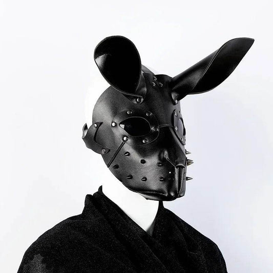 Premium 3D Steampunk PU Bunny Mask For Adult Cosplay - ToylandEU