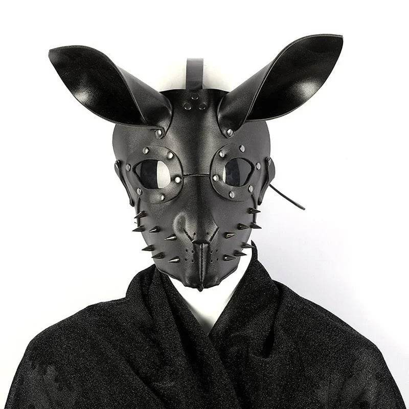 Premium 3D Steampunk PU Bunny Mask For Adult Cosplay - ToylandEU