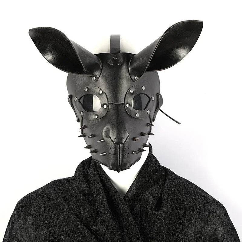 Premium 3D Steampunk PU Bunny Mask For Adult Cosplay - ToylandEU