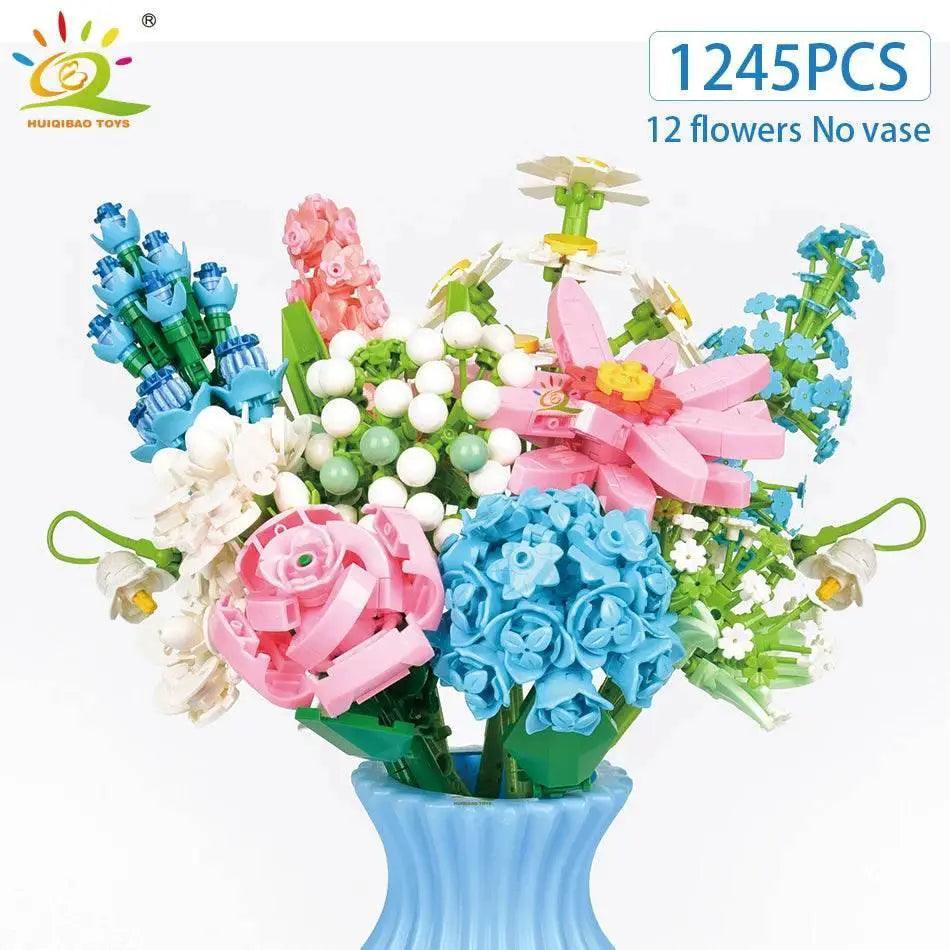  Premium 3D Sunflower Bouquet Building Blocks Toyland EU -  ToylandEU™