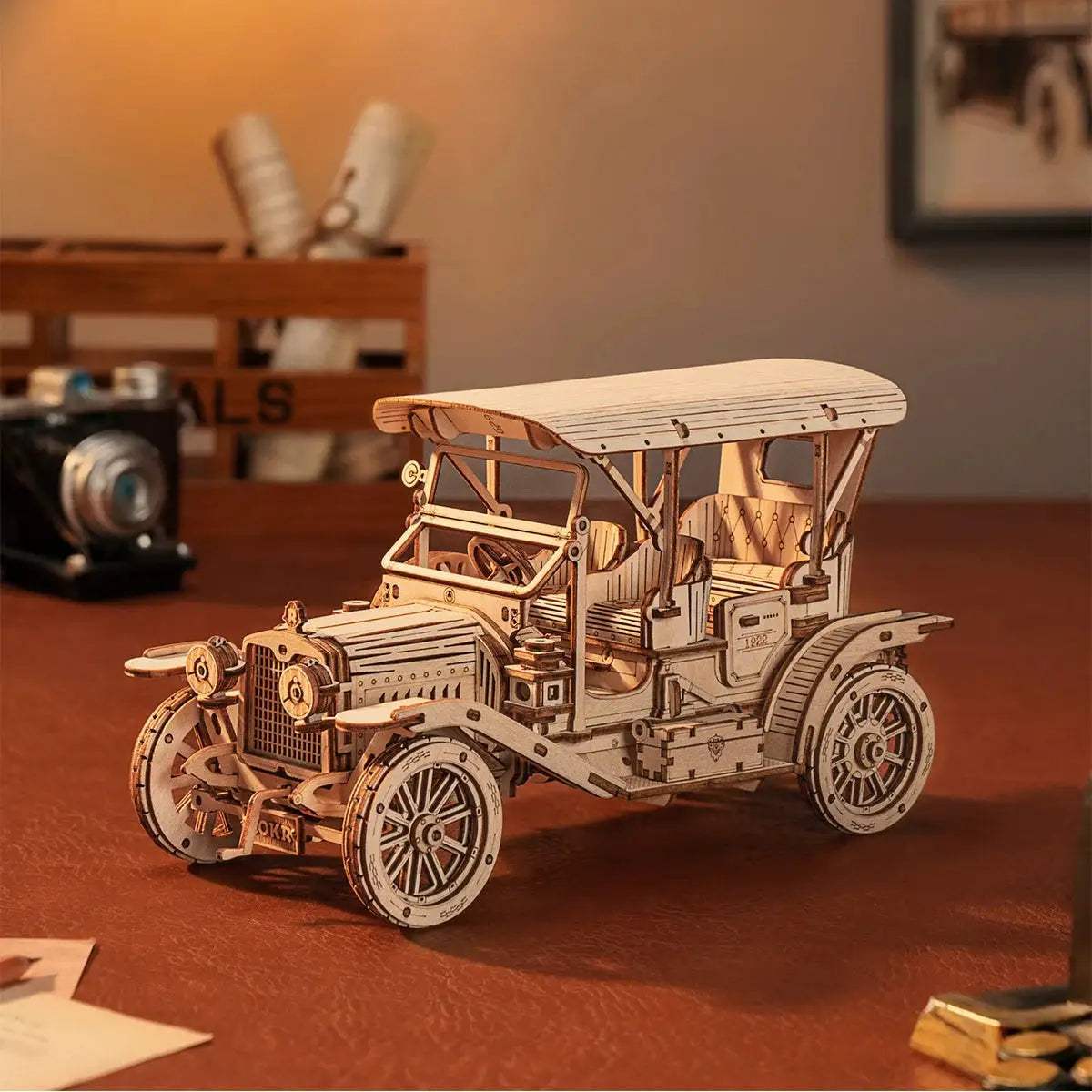  3D Wooden Puzzle Kit Premium Steam Train Model 1 To 15 Scale -  ToylandEU™