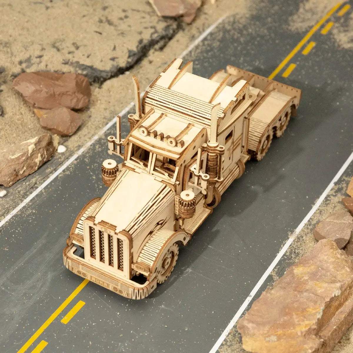  3D Wooden Puzzle Kit Premium Steam Train Model 1 To 15 Scale -  ToylandEU™