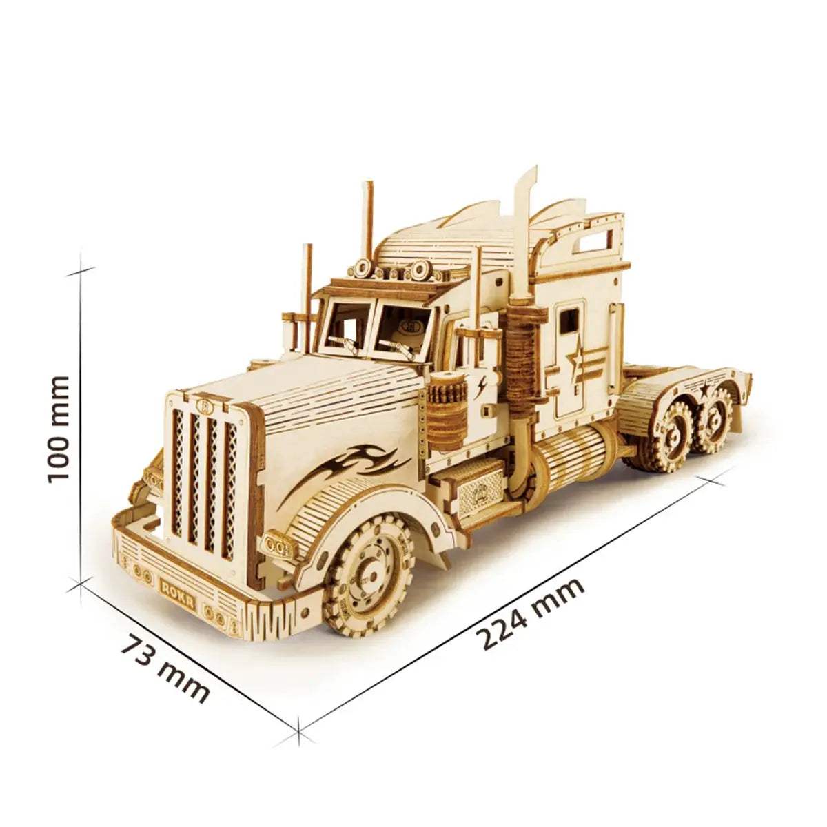  3D Wooden Puzzle Kit Premium Steam Train Model 1 To 15 Scale -  ToylandEU™