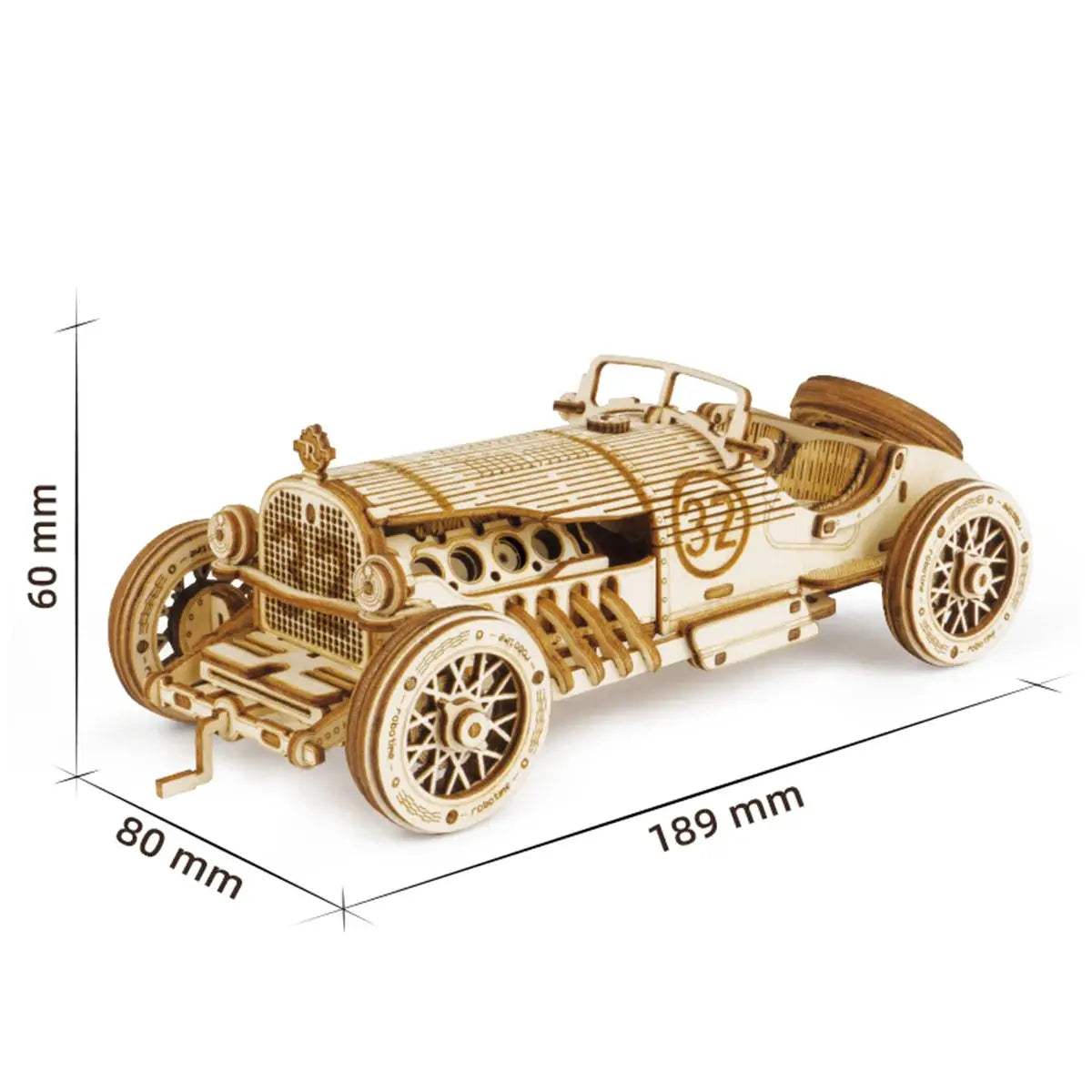  3D Wooden Puzzle Kit Premium Steam Train Model 1 To 15 Scale -  ToylandEU™