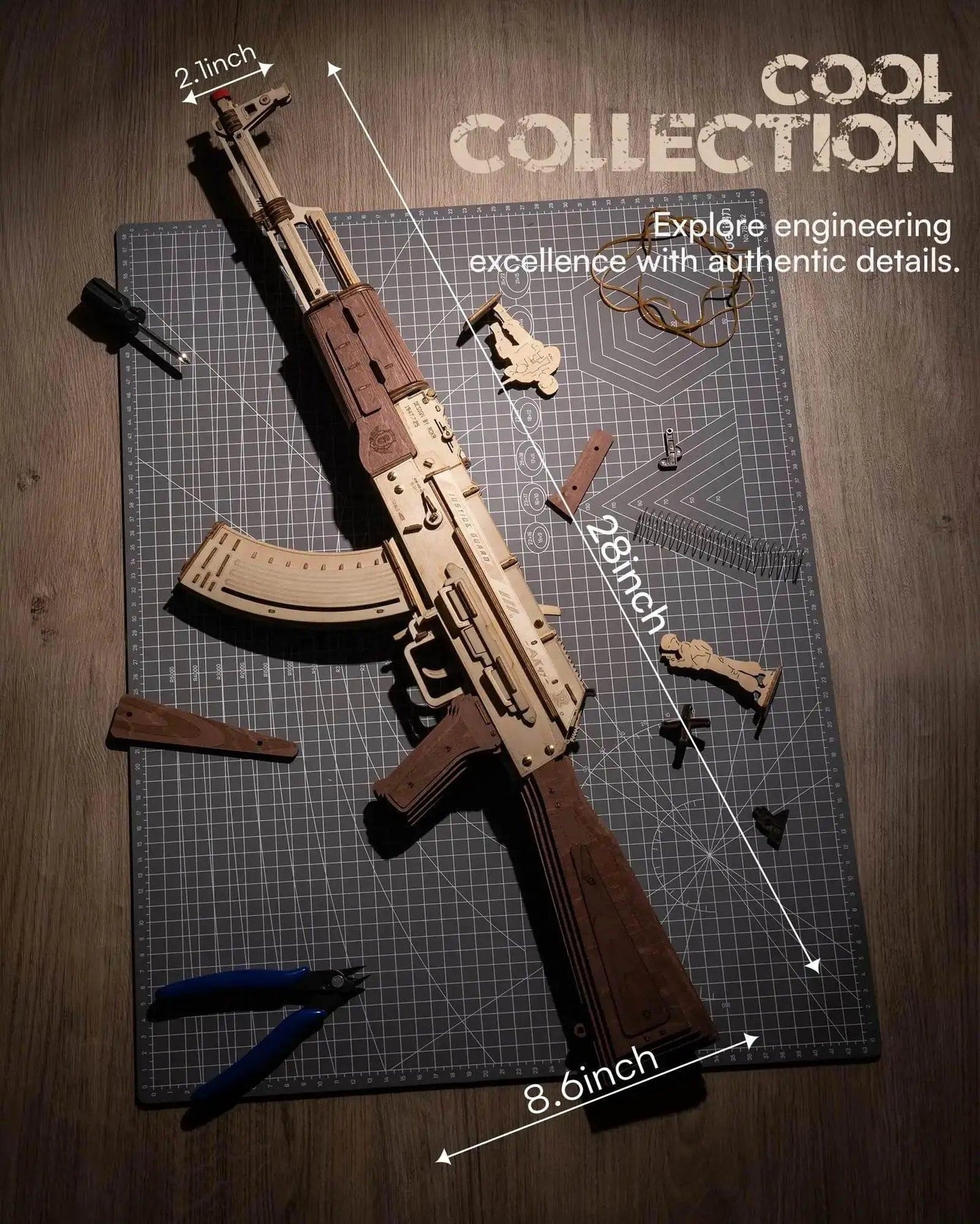  Premium 3D Wooden Gun Model Puzzle Toyland EU -  ToylandEU™