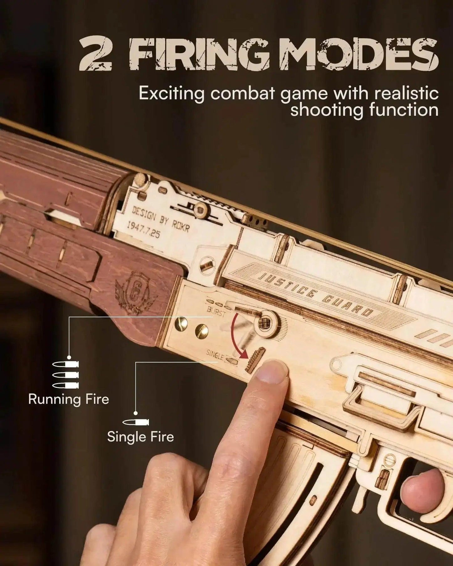  Premium 3D Wooden Gun Model Puzzle Toyland EU -  ToylandEU™