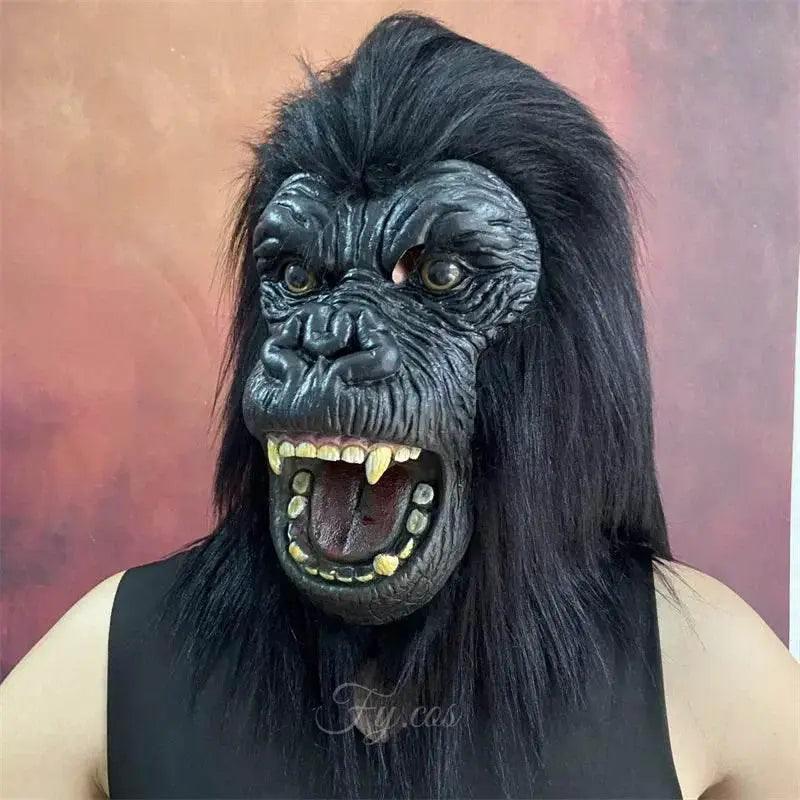  Premium 58cm Latex With Fur Dragon Mask Toyland EU -  ToylandEU™